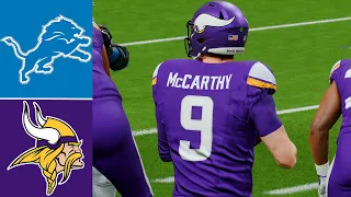 Lions vs Vikings l (Madden 25 Rosters) l Madden 24 PS5 Simulation