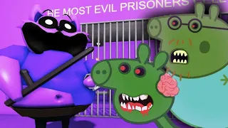 ZOMBIE Peppa Pig ESCAPE CATNAP BARRY'S PRISON RUN in Roblox