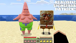 This is REALISTIC PATRICK AND SPONGEBOB in Minecraft - Coffin Meme