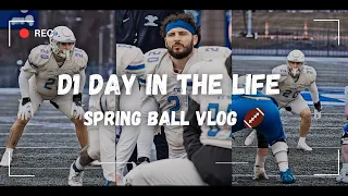 Day In the Life: D1 Football Player (Spring Ball)