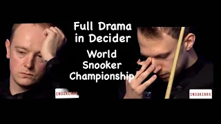 Full Drama in Deciding Frame, Judd Trump vs Chris Wakelin World Snooker Championship #snooker2023