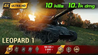 Leopard 1 💥 10 Kills / 10.1k Damage 💥 WoT Replay #173