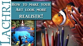 Tips to make your art look more realistic and less cartoony! Art Q&A w/ Lachri