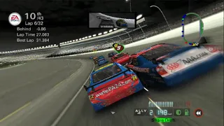 NASCAR 09 (PS2 Gameplay)