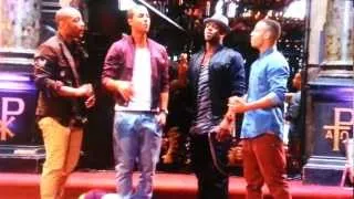 JLS X Factor UK 2012 Boot Camp Surprise JLS Everybody in Love Acapella