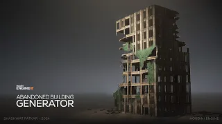 Abandoned Building Generator | Houdini Engine for Unreal