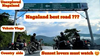 Best road in Nagaland ? 😍 Sedzu river via kohima City