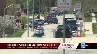 AG: Gunman shot dead outside Mount Horeb Middle School was a district student