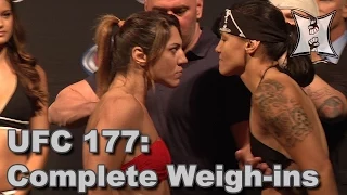 UFC 177: Dillashaw vs Soto Weigh-ins + Staredowns (HD / Complete + Unedited)