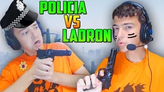 POLICIAS vs LADRONES! ÉPICO!! - Gameplay GTA 5 Online Funny Moments (GTA V PS4)