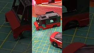 Chicago Fire department kitbashed models in the making.