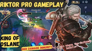 Riktor Pro Gameplay/ AOV / King Of Dslane (@idlehands1571 )