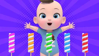 Finger Family + More Nursery Rhymes & Lollipop Candy Kids Songs बच्चे गा रहे हैं | Lime And Toys