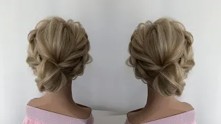 How to make a low bun on elastic bands? | easy low bun