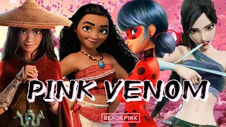 BLACKPINK - 'Pink Venom' | AMV | Miraculous Ladybug x Moana x Raya x White Snake 2