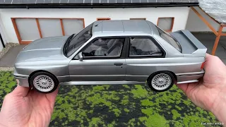 1:12 BMW E30 M3 '87, Salmon Silver - Otto-mobile [Unboxing]