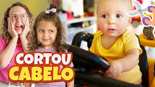 PRIMEIRO CORTE DE CABELO DO LUCCA - FAMÍLIA LISA - BELLA LISA SHOW