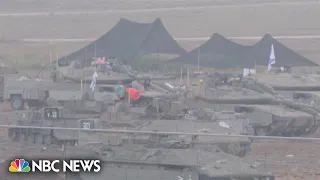 Israel's military has massed tanks on Gaza's border near Ashkelon
