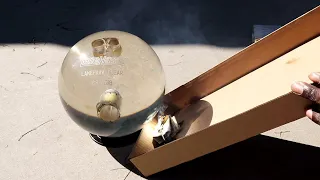 I Started A Fire With A Bowling Ball!!!