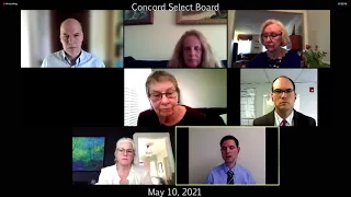 Concord Select Board - May 10, 2021