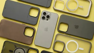 The BEST Cases For The Natural Titanium iPhone 15 Pro Max!