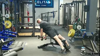 Incline Bench Dumbbell Reverse Fly