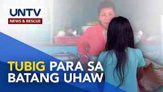 Batang nauuhaw, nakatanggap ng higit sa tubig | Sana All