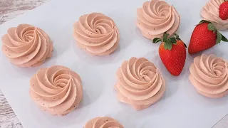 MEGA-STRAWBERRY cream with white chocolate on egg yolks! WITHOUT cream, gelatin and starch!