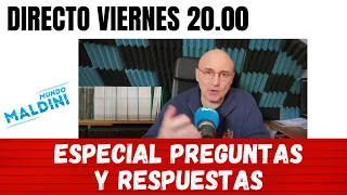 DIRECTO ESPECIAL PREGUNTAS Y RESPUESTAS VIERNES 20.00