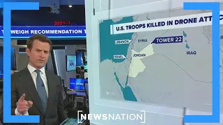 Pentagon identifies 3 US troops killed in Jordan drone attack | NewsNation Now