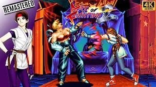 Art of Fighting 2 Yuri Longplay (Arcade) [4K/Remastered/60FPS]