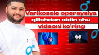 Varikosele operatsiyasi sxemasi