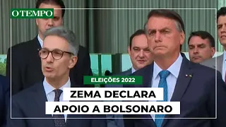 Governador Romeu Zema declara apoio a Bolsonaro