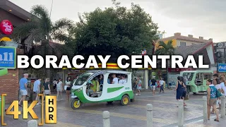 The Improved BORACAY After the Rehabilitation | Central Rd. Walking Tour 2023 | 4K HDR | Philippines