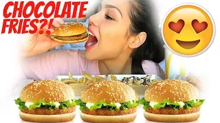 KOREAN MC DONALD'S MENU 먹방 MUKBANG 신메뉴 STORY TIME | SHRIMP BURGER, BULGOGI BURGER | EATING SHOW