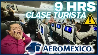 ✅ "BASIC" Fare This is what it's like fly Aeroméxico 9 Hours 😱 SHOULD KNOW 1 long flight 🚨 TRUTH!