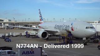 American Airlines Boeing 777-223(ER) / Dallas Ft. Worth to Miami / 4K Video !