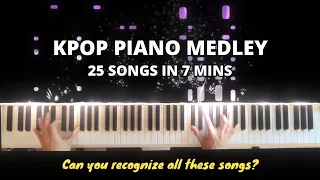 KPOP PIANO MASHUP - 25 SONGS [BTS, BLACKPINK, RED VELVET, ITZY...] (Wannabe, Yes or Yes, Solo...)