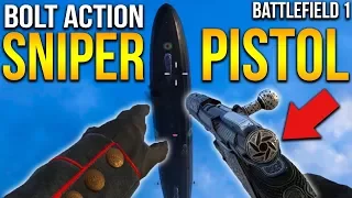 1 SHOT KILL SIDEARM Battlefield 1 Obrez Sniper Pistol Gameplay In the name of the Tsar DLC
