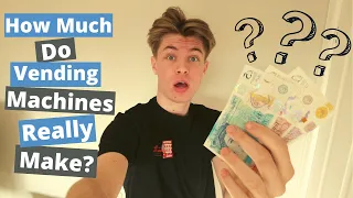 This Is How Much My Vending Machines Make-UK Edition!!