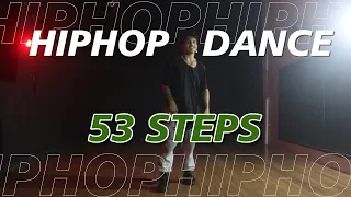 NEW SCHOOL STEPS FOR HIPHOP DANCE - SOCIAL DANCES, BASICS, FOUNDATIONS | 53 STEPS