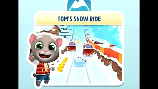 Talking Tom Gold Run - Snow Theme