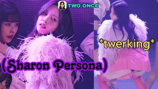 Mina was possessed by her Sharon persona