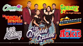 CUMBIAS PARA BAILAR TODA LA NOCHE - LOS ÁNGELES AZULES, CAÑAVERAL, YAGUARU, SONORA DINAMITA, Y MÁS