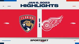 NHL Highlights | Panthers vs. Red Wings - January 6, 2023