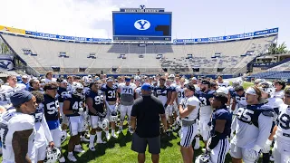 Highlights from August 12th | BYU Football Fall Camp 2023 | BYU Football | August 12, 2023