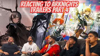 Reacting To Arknight Trailers Part 4 | TMC