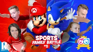 Mario & Sonic CLASH at Tokyo Games! (K-City Family Sports Battle Pt 5!)