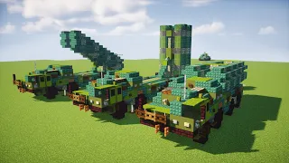 Minecraft S-400 Missile SAM MAZ-7310 Tutorial