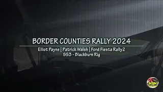 Border Counties Rally 2024 - Elliot Payne - Onboard SS3